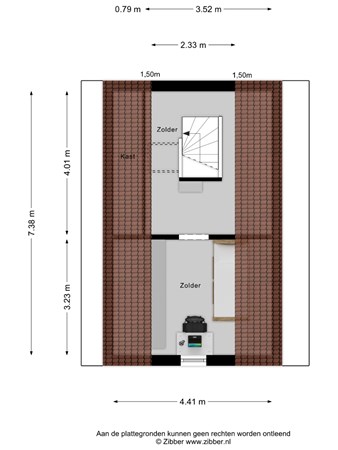 Floorplan - Constantijnstraat 11, 5731 EV Mierlo