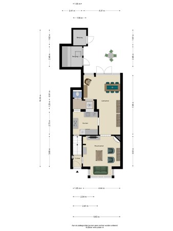 Floorplan - Wilhelminastraat 2, 5731 EP Mierlo