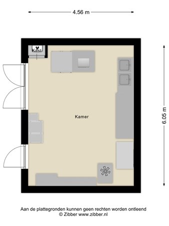 Floorplan - Wilhelminastraat 2, 5731 EP Mierlo