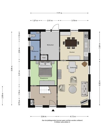 Floorplan - Gebergte 8, 5715 PM Lierop