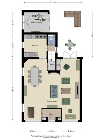 Floorplan - Kwartelstraat 24, 5613 ET Eindhoven