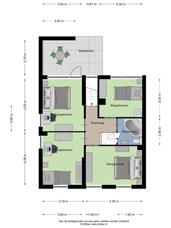 Floorplan - Kwartelstraat 24, 5613 ET Eindhoven