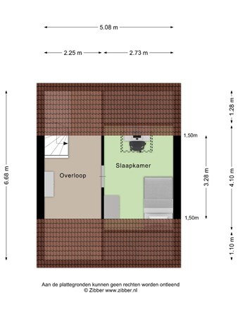 Floorplan - Clemensstraat 34, 5707 JT Helmond