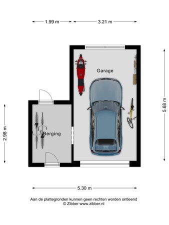 Floorplan - Clemensstraat 34, 5707 JT Helmond