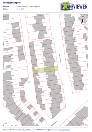 Floorplan - Clemensstraat 34, 5707 JT Helmond