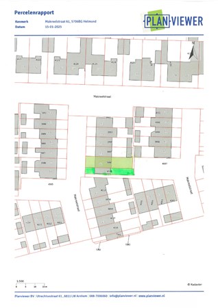 Floorplan - Makreelstraat 61, 5706 BG Helmond