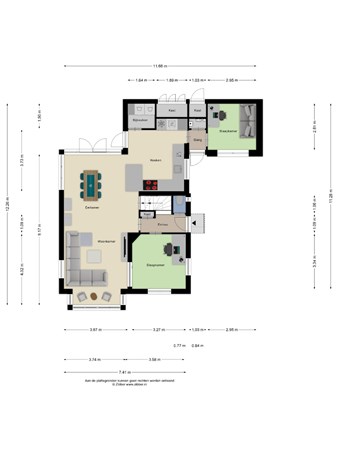 Floorplan - Hekelstraat 3, 5731 JD Mierlo