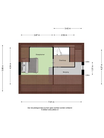 Floorplan - Hekelstraat 3, 5731 JD Mierlo