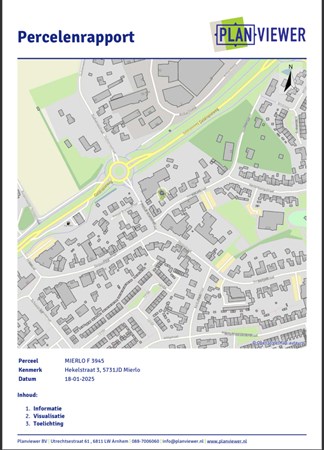 Floorplan - Hekelstraat 3, 5731 JD Mierlo