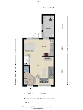 Floorplan - Nemerlaerhof 166, 5709 NM Helmond