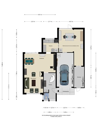 Floorplan - Langenakker 57, 5731 JZ Mierlo