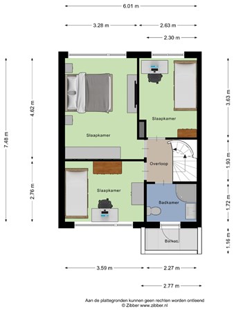 Floorplan - Langenakker 57, 5731 JZ Mierlo