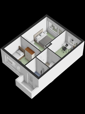 Floorplan - Langenakker 57, 5731 JZ Mierlo