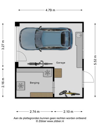 Floorplan - Ter Borghstraat 129, 5666 RC Geldrop