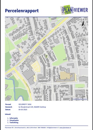 Floorplan - Ter Borghstraat 129, 5666 RC Geldrop