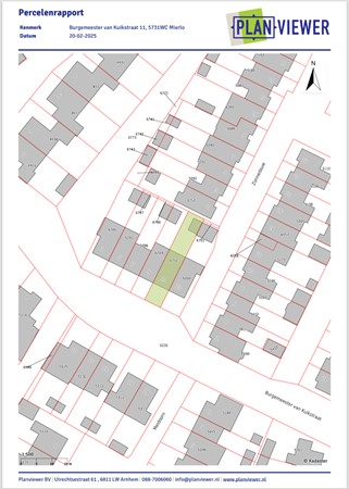 Floorplan - Burgemeester van Kuikstraat 11, 5731 WC Mierlo