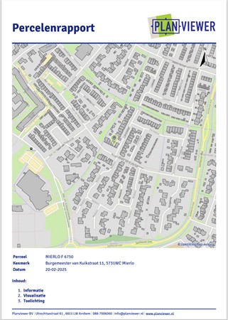 Floorplan - Burgemeester van Kuikstraat 11, 5731 WC Mierlo