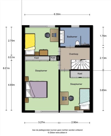 Floorplan - Kanunnik Daemenstraat 19, 5731 CR Mierlo