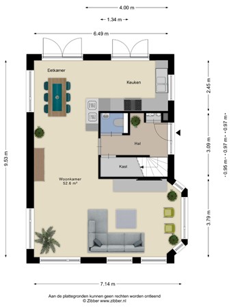 Floorplan - Velduil 1, 5731 XG Mierlo