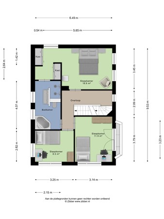 Floorplan - Velduil 1, 5731 XG Mierlo