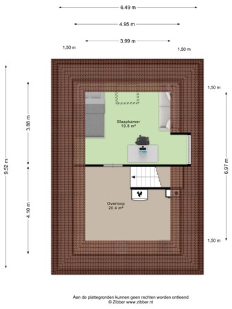 Floorplan - Velduil 1, 5731 XG Mierlo
