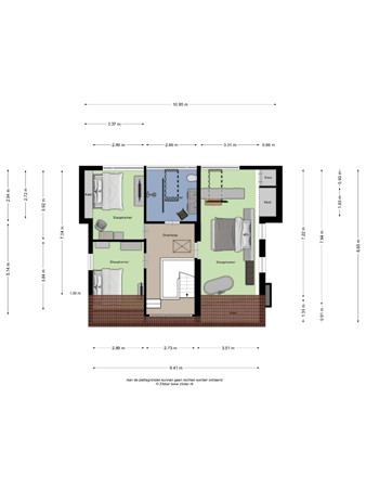 Floorplan - Hulsbos 11, 5731 CX Mierlo