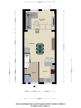Floorplan - Weegbree 26, 5731 TT Mierlo