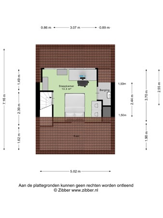 Floorplan - Weegbree 26, 5731 TT Mierlo