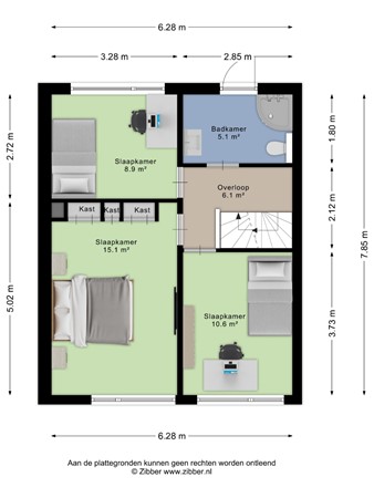 Floorplan - Munnikenakker 22, 5731 EC Mierlo