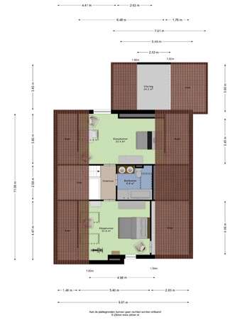 Floorplan - Dom Paul Bellotweg 10, 5624 KZ Eindhoven