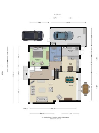 Floorplan - Dom Paul Bellotweg 10, 5624 KZ Eindhoven
