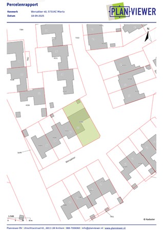 Floorplan - Wersakker 40, 5731 KC Mierlo