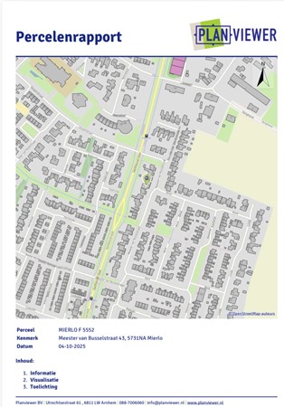 Floorplan - Meester van Busselstraat 43, 5731 NA Mierlo
