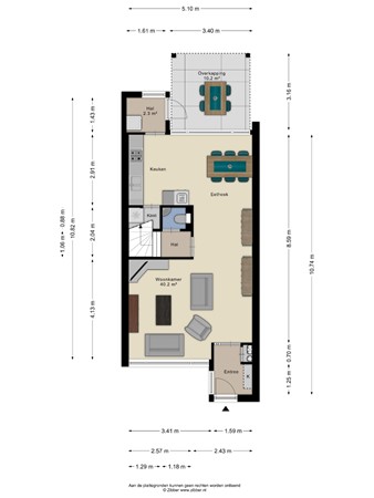 Floorplan - Brembeek 57, 5501 AC Veldhoven