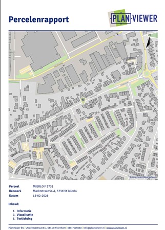 Floorplan - Marktstraat 54a, 5731 HX Mierlo