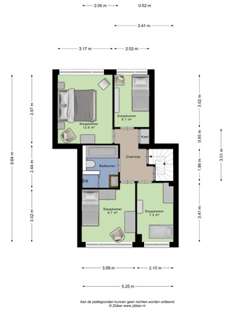 Floorplan - Langenakker 112, 5731 JV Mierlo