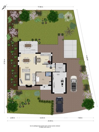 Floorplan - Burgemeester van Lokvenstraat 115, 5731 LT Mierlo