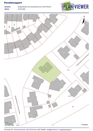 Floorplan - Burgemeester van Lokvenstraat 115, 5731 LT Mierlo