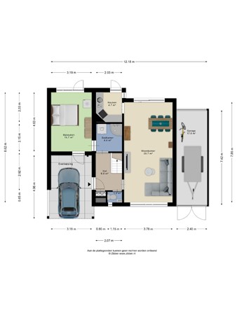 Floorplan - Kapelweg 52, 5731 VJ Mierlo