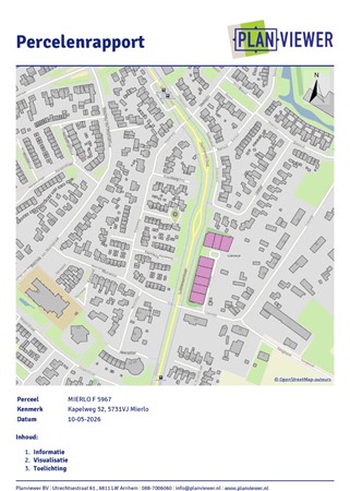 Floorplan - Kapelweg 52, 5731 VJ Mierlo