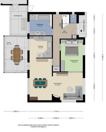 Floorplan - Kasteelweg 16, 5731 PK Mierlo