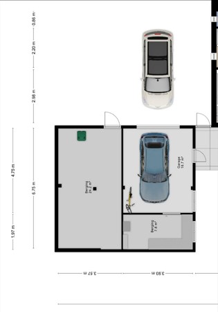 Floorplan - Kasteelweg 16, 5731 PK Mierlo