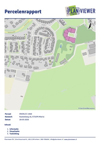 Floorplan - Kasteelweg 16, 5731 PK Mierlo