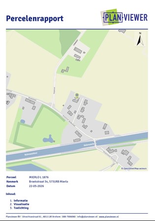 Floorplan - Broekstraat 34, 5731 RB Mierlo