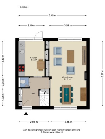 Floorplan - Hertenkampstraat 28, 5731 JC Mierlo