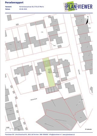Floorplan - Hertenkampstraat 28, 5731 JC Mierlo