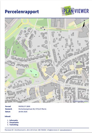 Floorplan - Hertenkampstraat 28, 5731 JC Mierlo