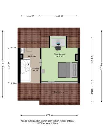 Floorplan - Generaal Snijdersstraat 7, 5703 GR Helmond