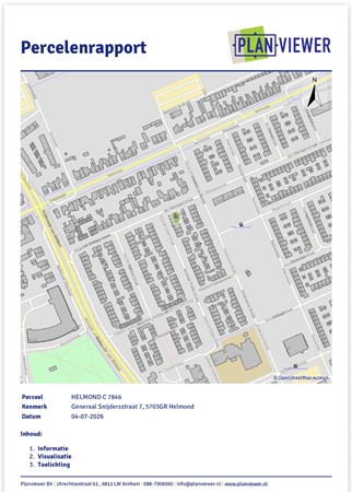 Floorplan - Generaal Snijdersstraat 7, 5703 GR Helmond