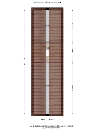 Floorplan - Kanunnik Daemenstraat 36, 5731 CS Mierlo